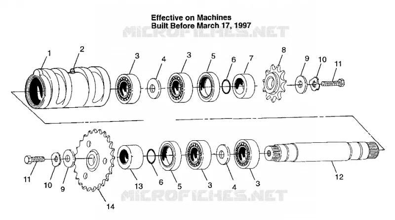 CENTER TIGHTENER  MAGNUM 6X6 W97AE42A AND SWEDISH MAGNUM 6X6 S97AE42E (4940754075C005)