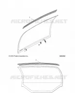 WINDSCHUTZSCHEIBE, FRONT AND REAR EXTRUSION COVER