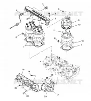 CYLINDER   MANIFOLD SL 750 B944070 (4927012701024A)