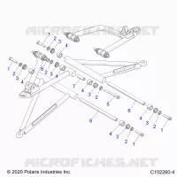 SUSPENSION, A-ARM MOUNTING