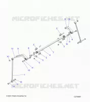SUSPENSION, REAR STABILISATORSTANGE