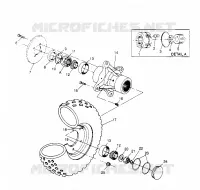 VORDERRAD ASSEMBLY Sportsman 4x4 W958040 (4930403040B007)