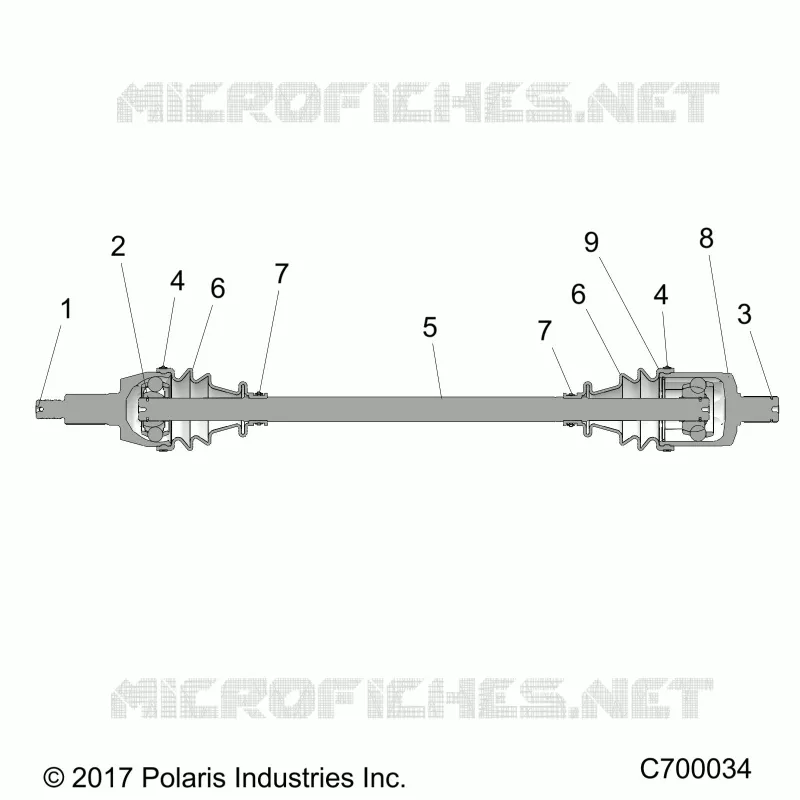ANTRIEB, FRONT HALF SHAFT