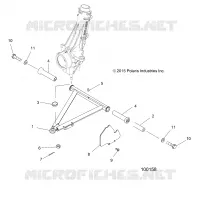 SUSPENSION, A-ARM AND STREBE MOUNTING