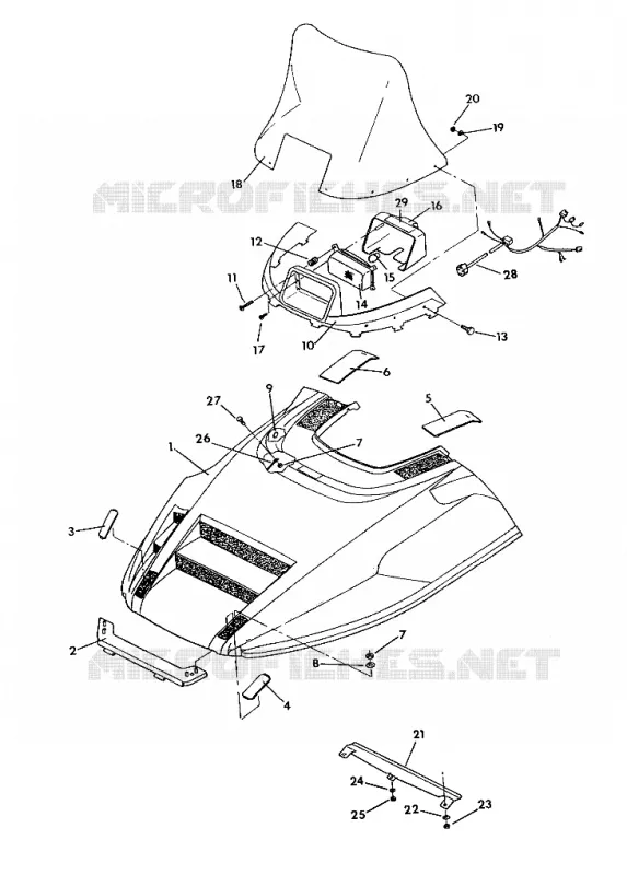 HAUBE ASSEMBLY Indy Lite/Star Lite (4921332133005A)