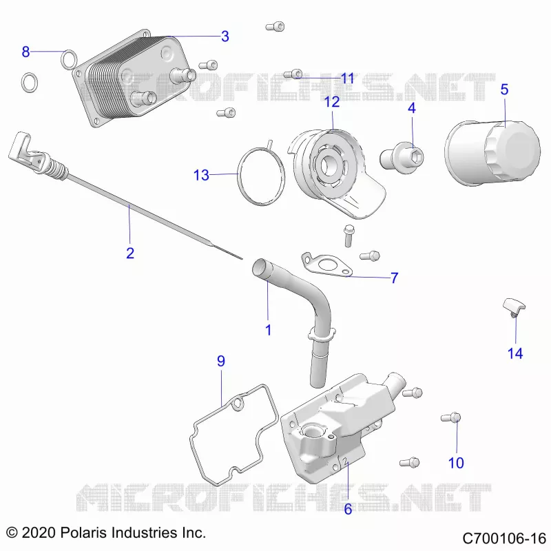 ENGINE, DIPSTICK & OIL FILTER