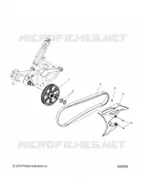 DRIVE TRAIN, DRIVEN SPROCKET, BELT AND GUARD
