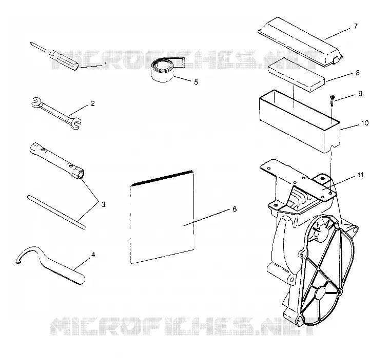TOOL KIT 440 0952760, 440 SKS 0952560,  AND EUROPEAN 440 SKS E952560 (4929032903C006)