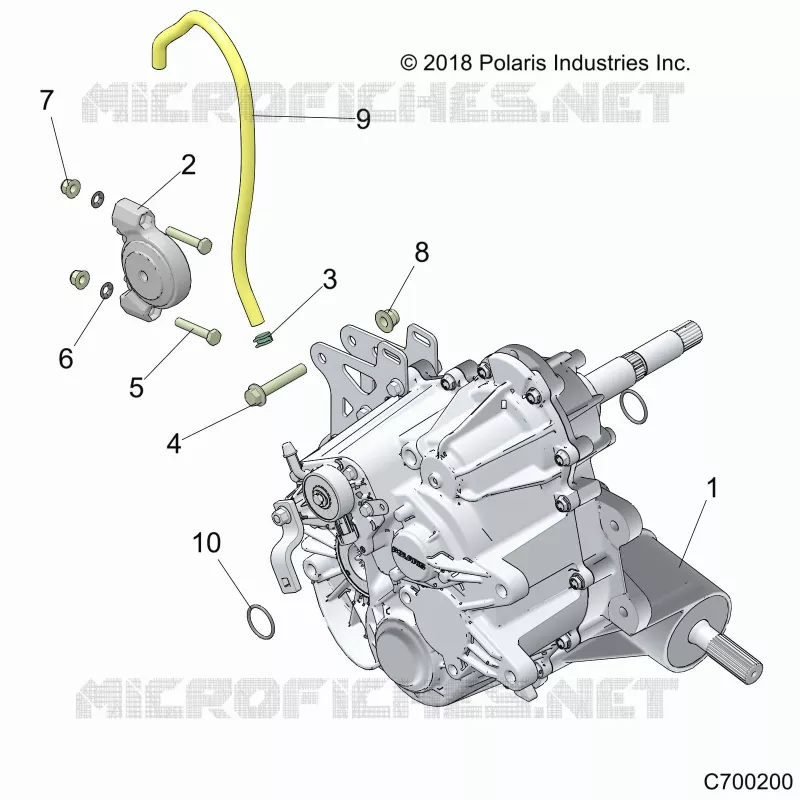 DRIVE TRAIN, MAIN GEARCASE MOUNTING