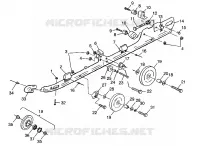 Schienen-Montage (SUSPENSION) 500 INDY 0982764(A)(B) and EUROPEAN 500 INDY E98 (4942104210B008)