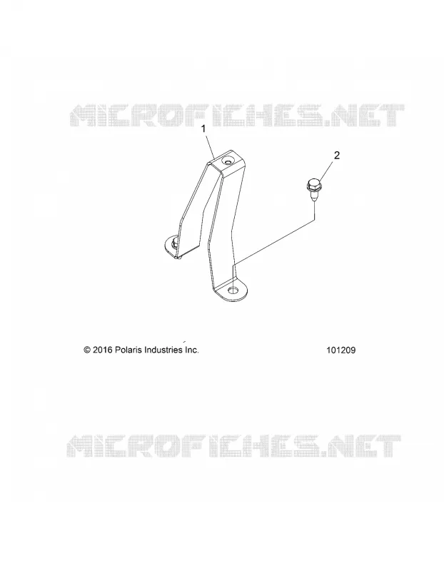 CHASSIS, FUEL TANK SUPPORT BRACKET