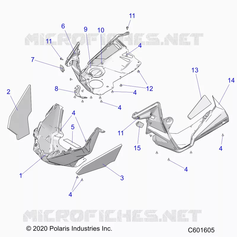 NOSEPAN ASM./FENDERS