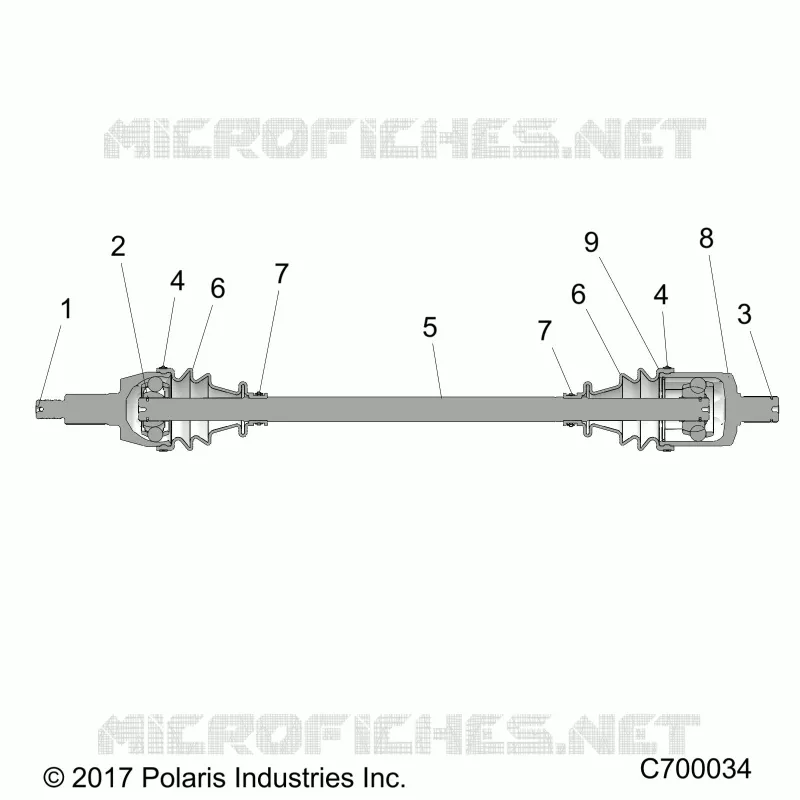 ANTRIEB, FRONT HALF SHAFT