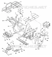 RAHMEN ASM. W/RACKS 350 4X4