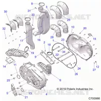 ANTRIEB, CLUTCH COVER AND DUCTING