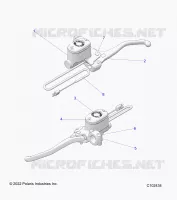 VORDERBREMSE BRAKE LEVER AND MASTER CYLINDER