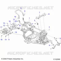 CHASSIS, RAHMEN ASM AND SWINGARM