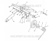 HINTER Drehmomentarm 500 EFI / 0930674 and  500 EFI SKS / 0930574 (4922962296022A)