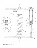 SUSPENSION, FEDER TRACK, W/RES.