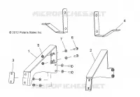 RAHMEN, OPTIONEN, BUMPER, BRACKET, REAR