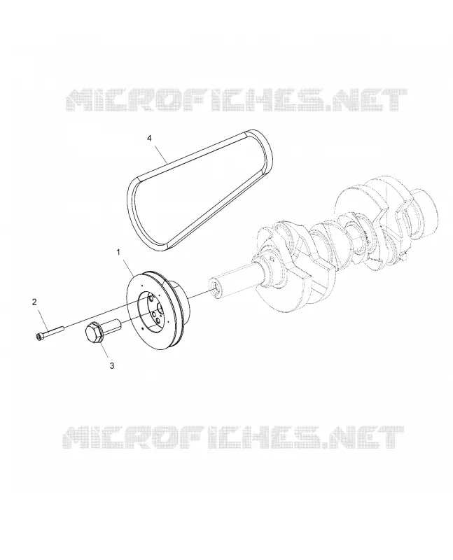 ENGINE, DRIVE ROLLE AND DRIVE BELT