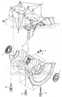 CRANKCASE  SUPER SPORT 0970761 (4937643764C005)