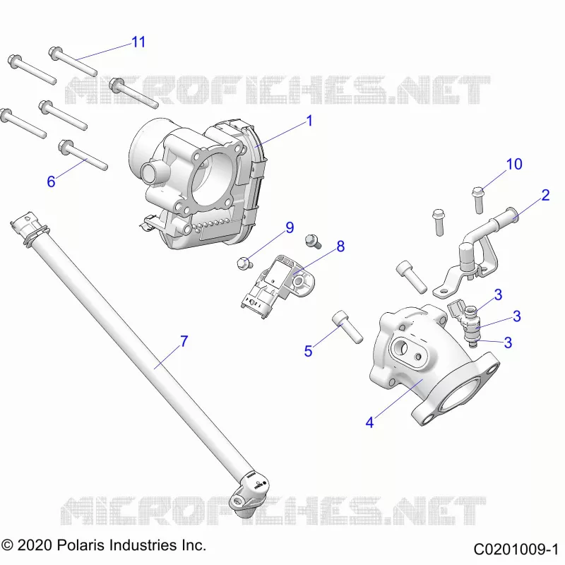 ENGINE, DROSSELKLAPPENGEHÃ„USE AND FUEL RAIL