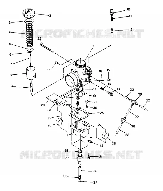 VERGASER   650 DEALERS MUST VERIFY JETTING    VERGASER NUMBER (4916801680031A)