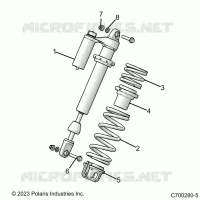 SUSPENSION, FRONT SHOCK MOUNTING