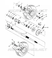 HECKANTRIEB ASSEMBLY 6x6 300 W948730 (4926792679C010)