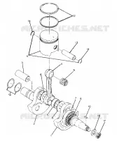 KURBELWELLE AND PISTON ASSEMBLY (4916341634033A)