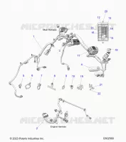 ELEKTRIC, WIRE HARNESS,CHASSIS/FUSE BLOCK, ENGINE