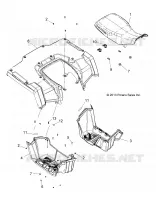 KAROSSERIE HINTEN CAB, SEAT AND FOOTWELLS
