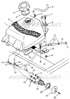 TREIBSTOFF TANK XPLORER 400L W97CC38C (4939753975A013)