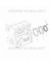 ENGINE, KURBELWELLE OIL SEAL FLANGE