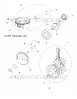 MOTOR, KURBELWELLE, KOLBEN AND BALANCE SHAFT