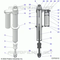 HINTERRADAUFHÃ„NGUNG SHOCK INTERNALS