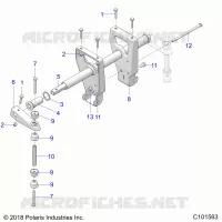 SUSPENSION, DREHSTAB