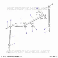 SUSPENSION, STABILISATORSTANGE