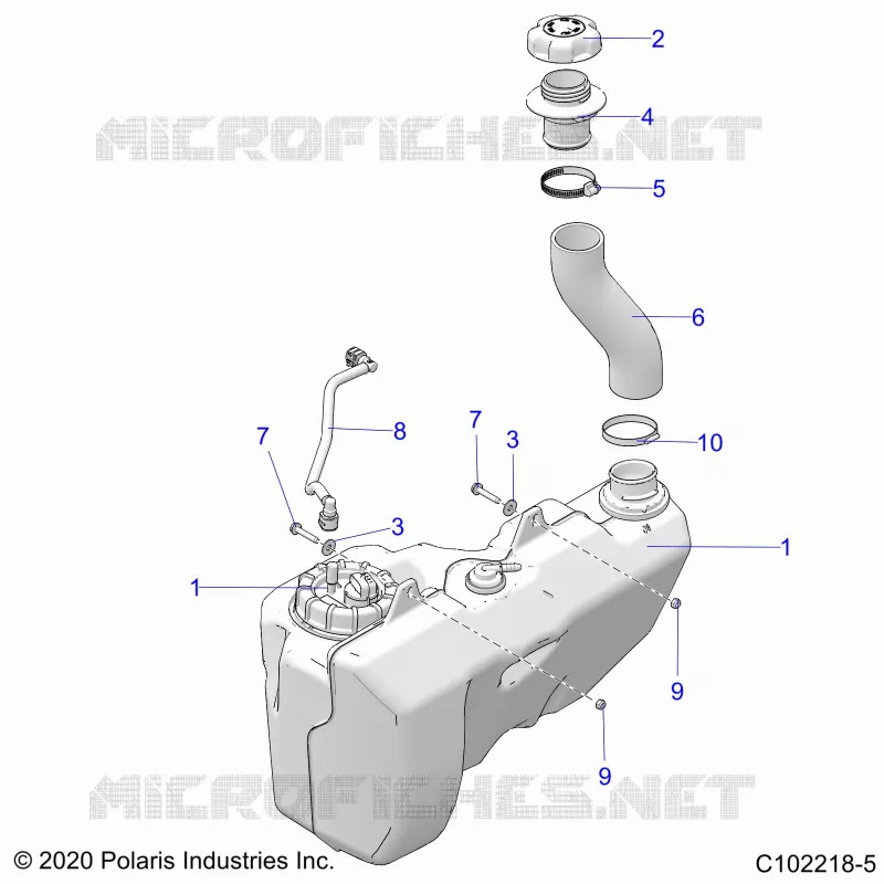 KRAFTSTOFFSYSTEM, FUEL TANK