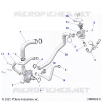 MOTOR, WATERPUMP AND BYPASS