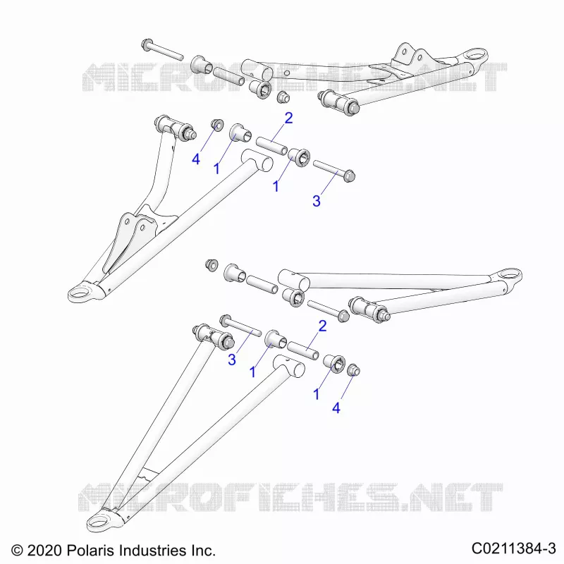 FRONT SUSPENSION A-ARM MOUNTING