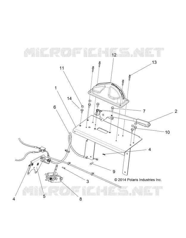 PARKBREMSE BRAKE ASM.