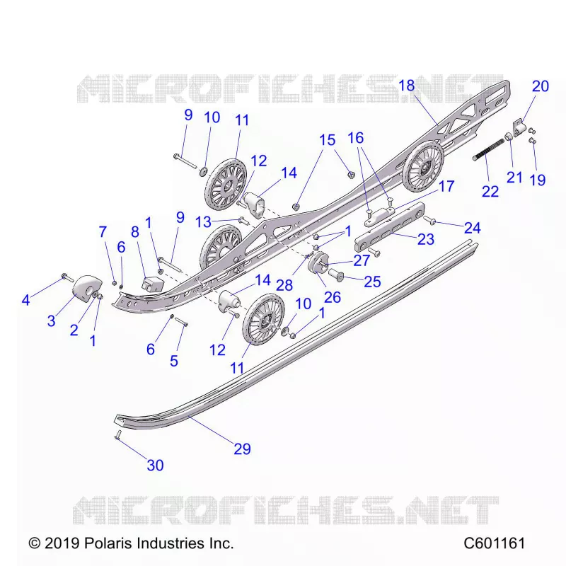 SUSPENSION, RAIL, LH/RH