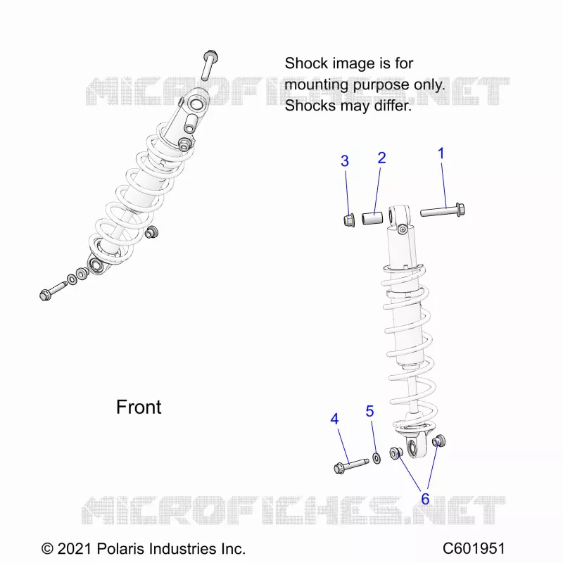 SUSPENSION, IFS SCHOCKS MNTG.