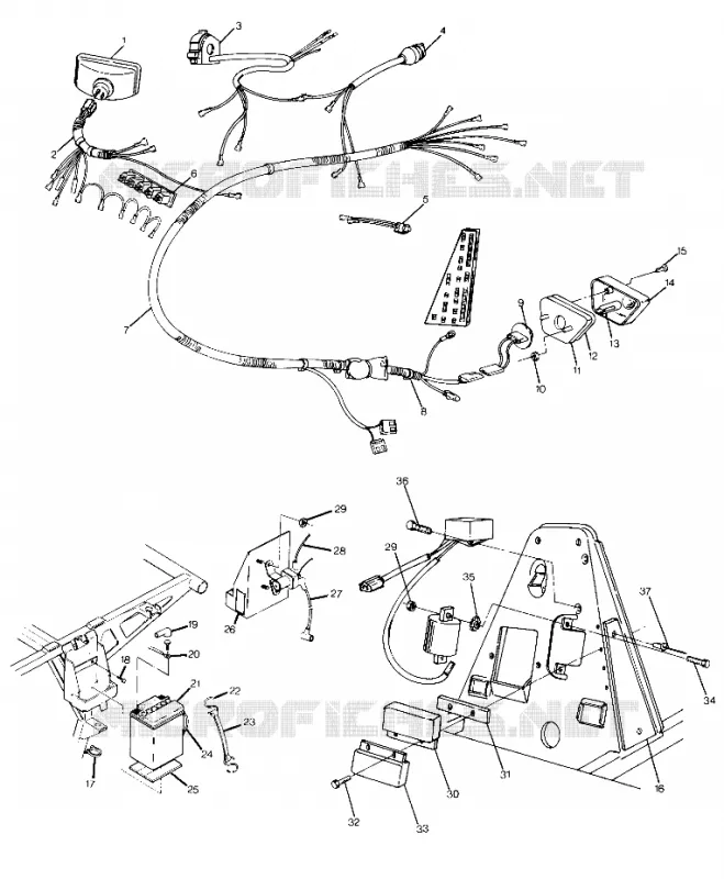 WIRING HARNESS (4916331633027A)