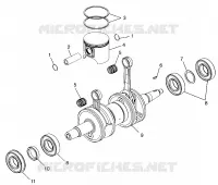 KOLBEN   KURBELWELLE 700 RMK 0970966, 700 SKS 0970566 AND EUROPEAN 700 SKS (4938573857C009)