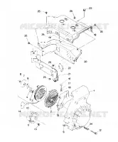 Gebläsegehäuse AND RÜCKZUG ANLASSER  SuperTrak (4917131713027A)