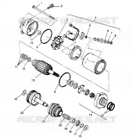 ANLASSER ASSEMBLY  SLX 780 B954287 (4933953395C006)