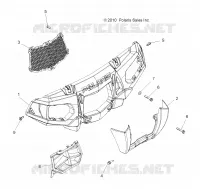 FRONTSTOSSSTANGE AND MOUNTING